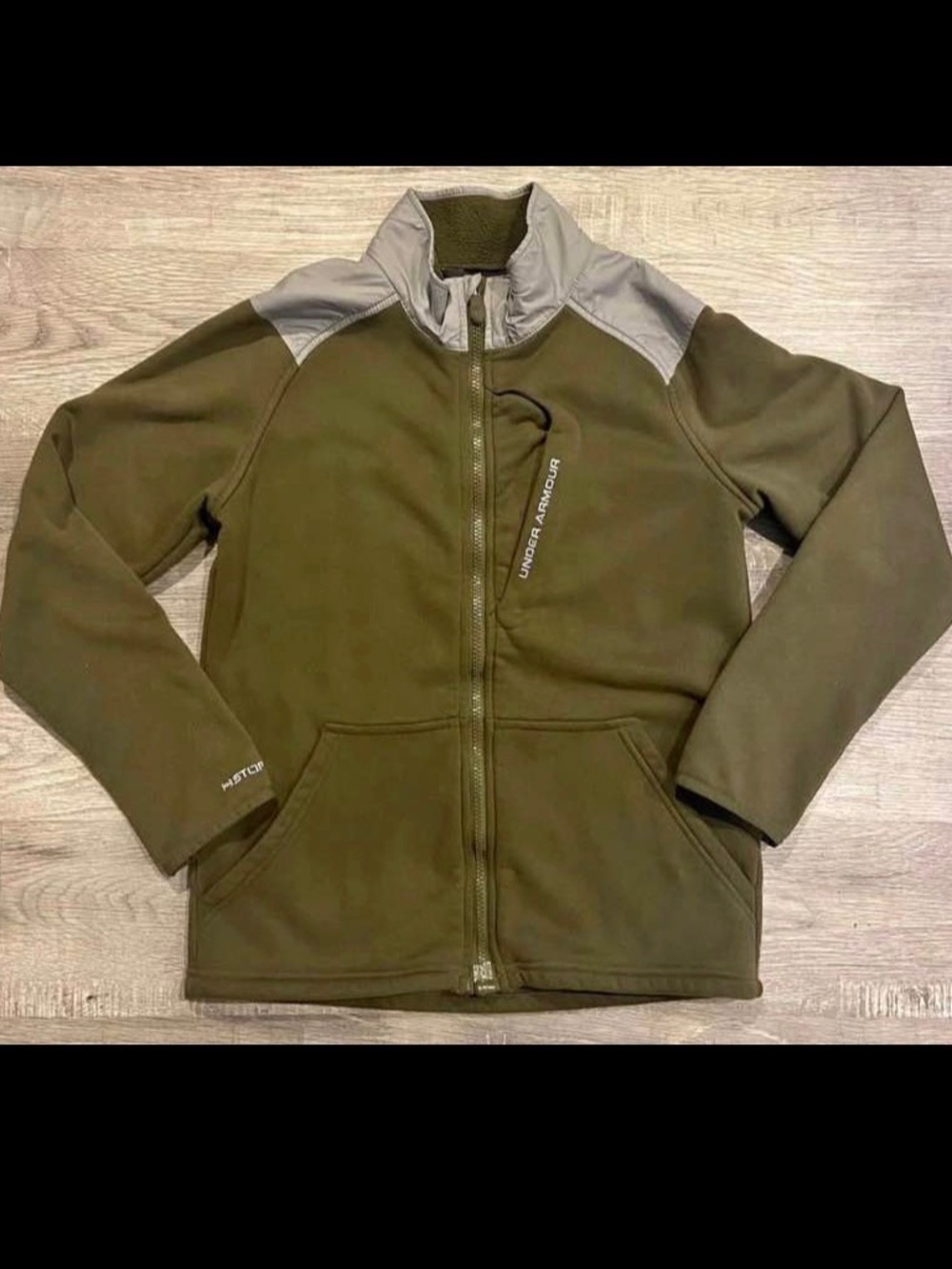 EUC: Under Armour Kids Fleece Zip Up Sweater YOUTH LARGE